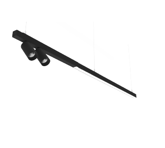 LINO CROLL COLG 2 CABEZALES PLAQUETA 23W 1500MM