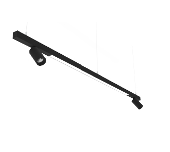 LINO CROLL COLG 2 CABEZALES SIM PLAQUETA 23W 1500MM